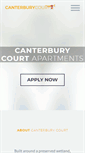 Mobile Screenshot of canterburycourt.us